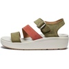 image:imageKEEN Womens Ellecity Backstrap Open Toe Adjustable Comfortable Platform Wedge SandalMartini OliveBaked Clay