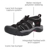 image:imageKEEN Womens Newport H2 Closed Toe Water SandalsBlackRaspberry Wine