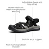 image:imageKEEN Womens Rose Casual Closed Toe SandalsBlackNeutral Gray