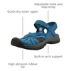 image:imageKEEN Womens Rose Casual Closed Toe SandalsFjord BlueDrizzle