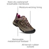 image:imageKEEN Womens Targhee 3 Low Height Waterproof Hiking ShoesWeissBoysenberry