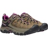 image:imageKEEN Womens Targhee 3 Low Height Waterproof Hiking ShoesWeissBoysenberry