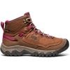 image:imageKEEN Womens Targhee 4 Mid Height Durable Comfortable Waterproof Hiking BootsBisonBeaujolais
