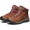 image:imageKEEN Womens Targhee 4 Mid Height Durable Comfortable Waterproof Hiking BootsBisonBeaujolais