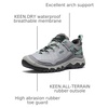image:imageKEEN Womens Targhee 4 Waterproof Hiking ShoesAlloyGranite Green