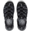 image:imageKEEN Womens Whisper Closed Toe Durable Comfortable Easy On Washable Adventure SandalsBlackSteel Grey