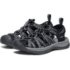 image:imageKEEN Womens Whisper Closed Toe Durable Comfortable Easy On Washable Adventure SandalsBlackSteel Grey