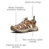 image:imageKEEN Womens Whisper Closed Toe Durable Comfortable Easy On Washable Adventure SandalsChipmunkPlaza Taupe