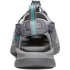 image:imageKEEN Womens Whisper Closed Toe Durable Comfortable Easy On Washable Adventure SandalsMedium GreyPeacock Green