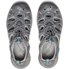 image:imageKEEN Womens Whisper Closed Toe Durable Comfortable Easy On Washable Adventure SandalsMedium GreyPeacock Green
