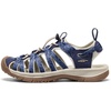 image:imageKEEN Womens Whisper Closed Toe Durable Comfortable Easy On Washable Adventure SandalsNavy Print