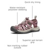 image:imageKEEN Womens Whisper Closed Toe Durable Comfortable Easy On Washable Adventure SandalsRose BrownPeach Parfait