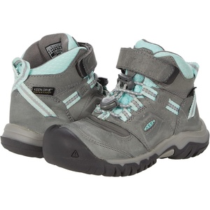 image:imageKEEN Boys Ridge Flex Mid WP Little KidBig KidGreyBlue Tint