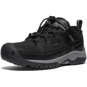 image:imageKEEN Kids Targhee Low Waterproof Hiking ShoesBlackSteel Grey