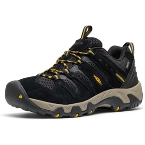 image:imageKEEN Mens Headout Low Height Waterproof All Terrain Hiking ShoeBlackLemon Curry