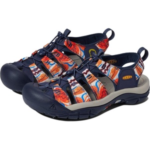 image:imageKEEN Mens Newport H2 Closed Toe Water SandalsGroovy OrangeNavy