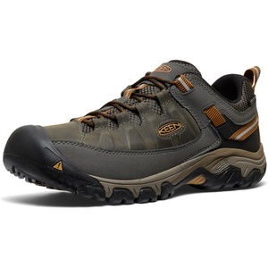 image:imageKEEN Mens Targhee 3 Low Height Waterproof Hiking ShoesBlack OliveGolden Brown
