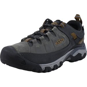 image:imageKEEN Mens Targhee 3 Low Height Waterproof Hiking ShoesSteel GreyGolden Brown
