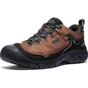 image:imageKEEN Mens Targhee 4 Low Height Durable Comfortable Waterproof Hiking ShoesBisonBlack