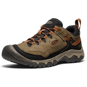 image:imageKEEN Mens Targhee 4 Low Height Durable Comfortable Waterproof Hiking ShoesSea TurtleRoasted Pecan