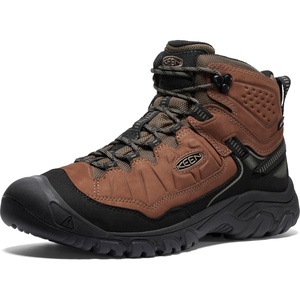 image:imageKEEN Mens Targhee 4 Mid Height Waterproof Hiking BootsBisonBlack