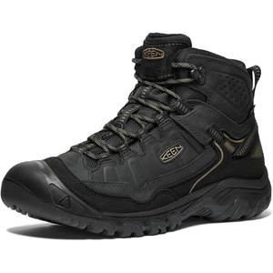 image:imageKEEN Mens Targhee 4 Mid Height Waterproof Hiking BootsBlackBlackBlack