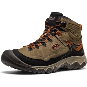 image:imageKEEN Mens Targhee 4 Mid Height Waterproof Hiking BootsSea TurtleRoasted Pecan