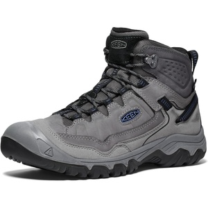 image:imageKEEN Mens Targhee 4 Mid Height Waterproof Hiking BootsSteel GreyCoronet Blue