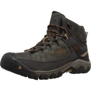image:imageKEEN Mens Targhee III Mid Height Waterproof Hiking BootBlack OliveGolden Brown