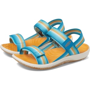 image:imageKEEN UnisexChild Elle Backstrap Casual Platform Open Toe SandalsIpanemaIceland Poppy