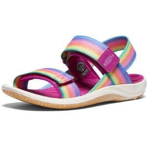 image:imageKEEN UnisexChild Elle Backstrap Casual Platform Open Toe SandalsRainbowFestival Fuchsia