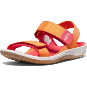 image:imageKEEN UnisexChild Elle Backstrap Casual Platform Open Toe SandalsTangerineCayenne