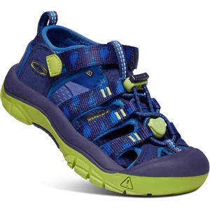 image:imageKEEN UnisexChild Newport H2 Closed Toe Water SandalsBlue DepthsChartreuse