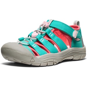 image:imageKEEN UnisexChild Newport H2 Closed Toe Water SandalsBright AquaGiggle Pink