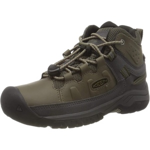 image:imageKEEN UnisexChild Targhee Mid Height Waterproof Hiking BootBungee CordDark Olive
