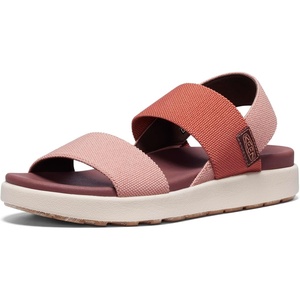 image:imageKEEN Womens Elle Backstrap Casual Platform Open Toe Wedge SandalsCorkBaked Clay
