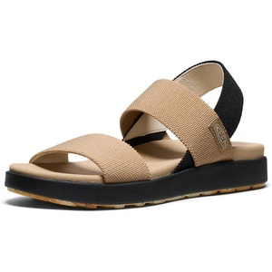 image:imageKEEN Womens Elle Backstrap Casual Platform Open Toe Wedge SandalsCornstalkBlack