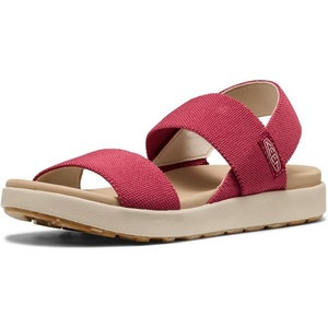 image:imageKEEN Womens Elle Backstrap Casual Platform Open Toe Wedge SandalsGarnetBirch