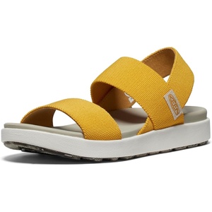 image:imageKEEN Womens Elle Backstrap Casual Platform Open Toe Wedge SandalsGolden YellowStar White