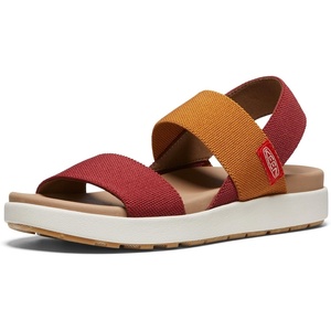 image:imageKEEN Womens Elle Backstrap Casual Platform Open Toe Wedge SandalsMerlotBirch