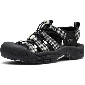 image:imageKEEN Womens Newport H2 Closed Toe Water SandalsBlackGingham