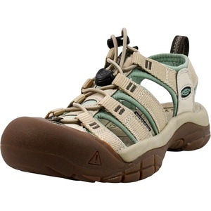 image:imageKEEN Womens Newport H2 Closed Toe Water SandalsPlaza TaupeGranite Green