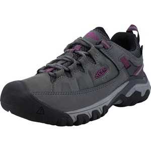 image:imageKEEN Womens Targhee 3 Low Height Waterproof Hiking ShoesSteel GreyBoysenberry