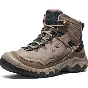 image:imageKEEN Womens Targhee 4 Mid Height Durable Comfortable Waterproof Hiking BootsBrindleNostalgia Rose