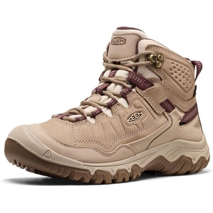 image:imageKEEN Womens Targhee 4 Mid Height Durable Comfortable Waterproof Hiking BootsPlaza TaupeHuckleberry
