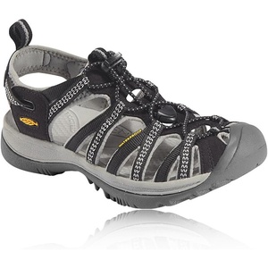 image:imageKEEN Womens Whisper Closed Toe Durable Comfortable Easy On Washable Adventure SandalsBlackNeutral Gray
