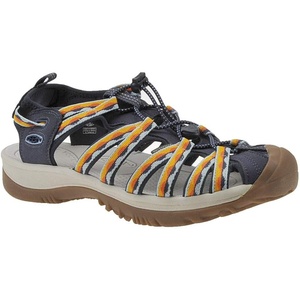 image:imageKEEN Womens Whisper Closed Toe Durable Comfortable Easy On Washable Adventure SandalsBlackOrange