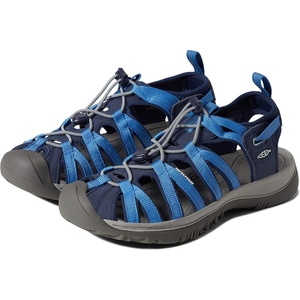 image:imageKEEN Womens Whisper Closed Toe Durable Comfortable Easy On Washable Adventure SandalsBlue DepthsBright Cobalt