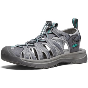 image:imageKEEN Womens Whisper Closed Toe Durable Comfortable Easy On Washable Adventure SandalsMedium GreyPeacock Green