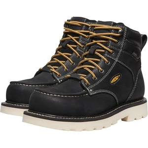 image:imageKEEN Utility Mens Cincinnati 6 Composite Toe Waterproof 90 Degree Heel Heavy Duty Work BootsBlackSandshell